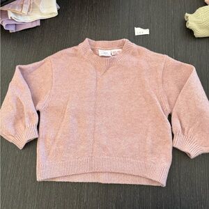 ZARA 1.5Y Pink Knit Sweater